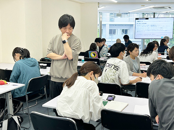 コースD アセスメント技法と評価方法　講義の様子